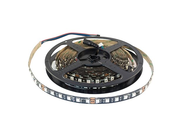 InventDesign Digidot LED Strip RGB HR 5m 24V High Res Black PCB 